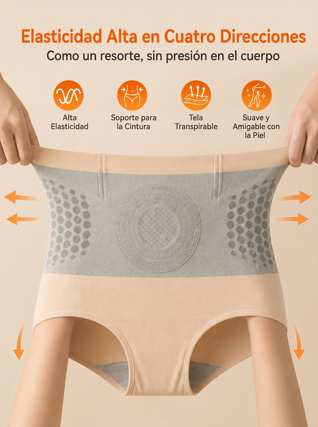 Tienda Oficial de la Marca |Pantalones Cortos 4 en 1 para Moldear el Cuerpo y Quemar Grasa con Micro-Partículas