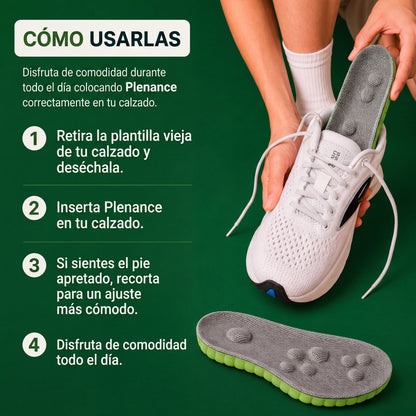 Plantillas antifatiga y masaje